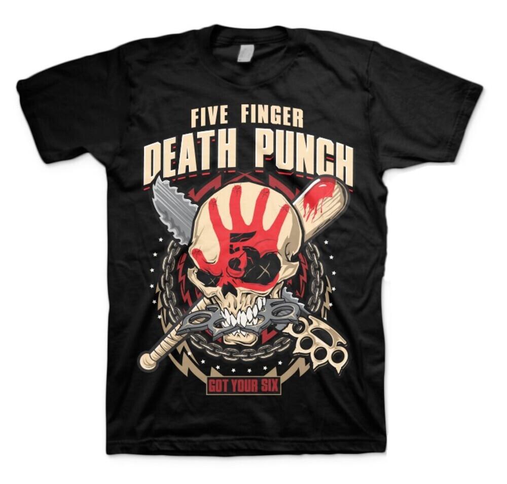 FIVE FINGER DEATH PUNCH cd lgo Got Your Six ZOMBIE KILL Official SHIRT MED new Unisex T-Shirt XXXXL