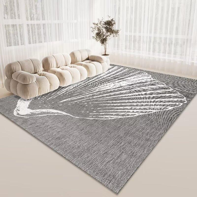 Simple Crystal Velvet Carpet, Living Room Sand And Coffee Table Carpet, Large Area Of Floor Mats Next To The Bedroom Bed