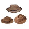 Vintage Wool Fedoras Hat Classical and Distressed Designs for Men and Women Perfect for Theme Parties and Daily Wear