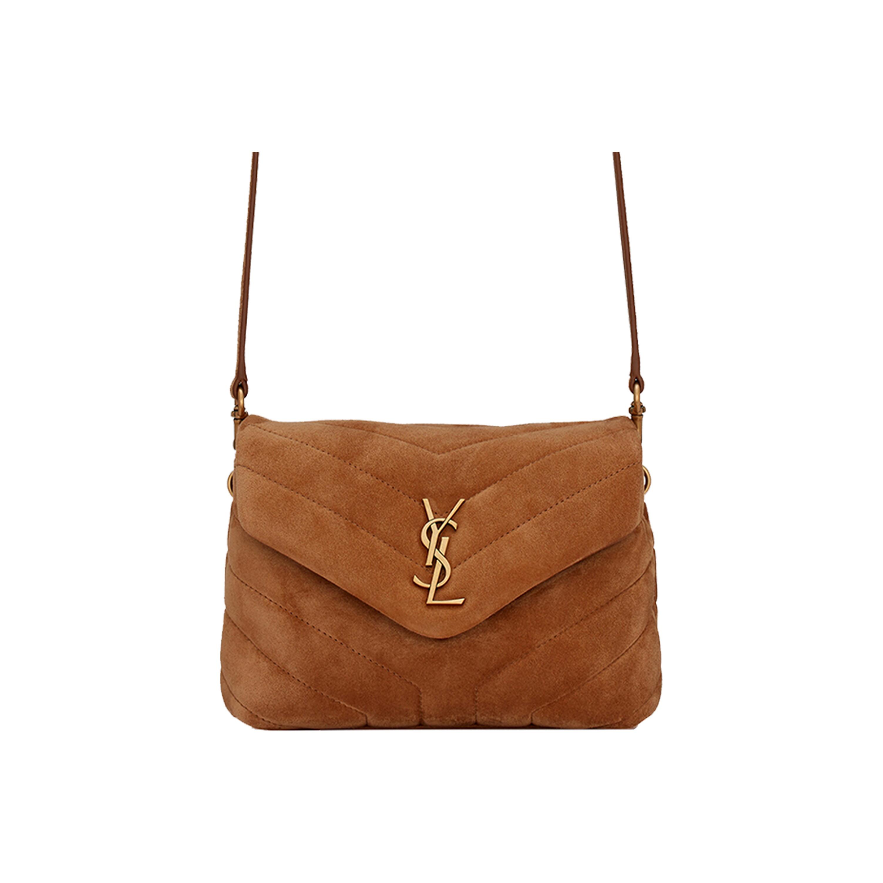 

Saint Laurent Loulou Toy Logo Flap Quilted Leather Shoulder Bag Mini Women Shoulder Bag Cinnamon 678401-1U837-7761 Basic Set (Bag+Dust Bag)