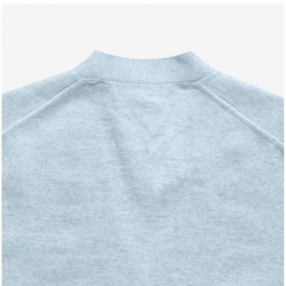 MaiSon KitSune Mm00509kt1036 H410 Bold Fox Head Patch V Neck Men S Cardigan