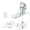 Stainless Steel Distribution Box Tool Lock Keyless Cylindrical Tongue Swivel Lock Industrial Instrument Cabinet Lock