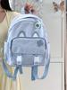 Schoolbag cute kitten mini backpack female student travel small schoolbag short trip mini backpack