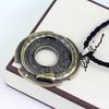 Thai Amulet Snake Eat Tail Necklace Pendant Zodiac Retro Vintage Protect Charm Talisman Powerful Wealth Success Health Luck Jewelry Buddhism