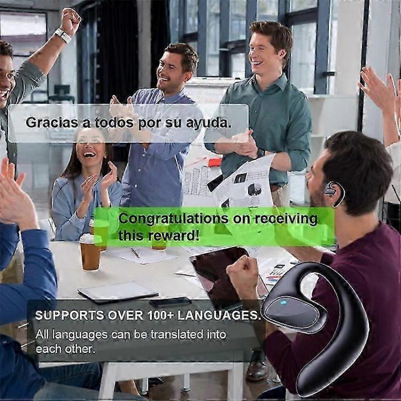 M8 144-Sprachen-Übersetzungskopfhörer mit Geräuschunterdrückung, intelligentem Sprachübersetzer, TWS Bluetooth-Headset