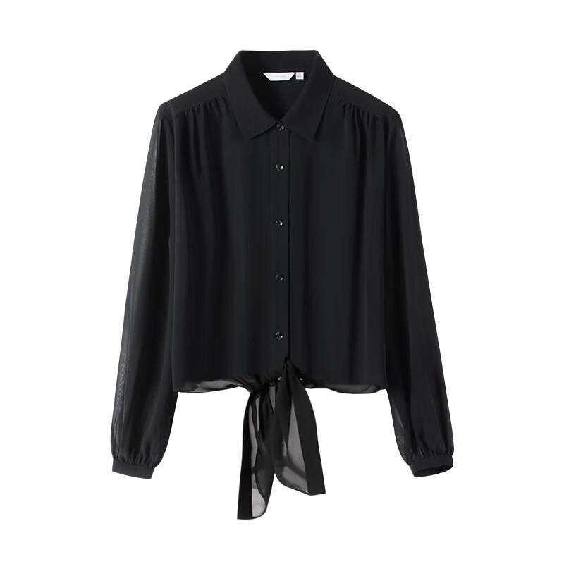 Navigare Women's Lightweight Long-Sleeve Solid Blouse