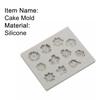 Cake Mold Elastic Heat-resistant Silicone Kitchen Cake Mold for Kitchen