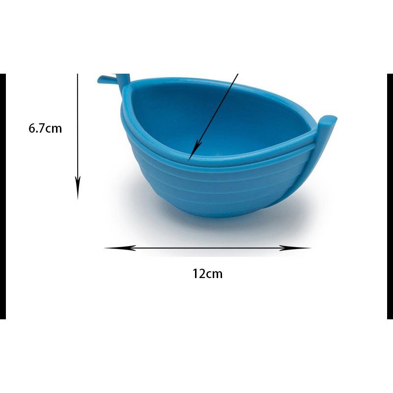 Kitchen practical water wave egg boat boiled egg maker mold silicone DIY boat egg boiler diy fried cake mold