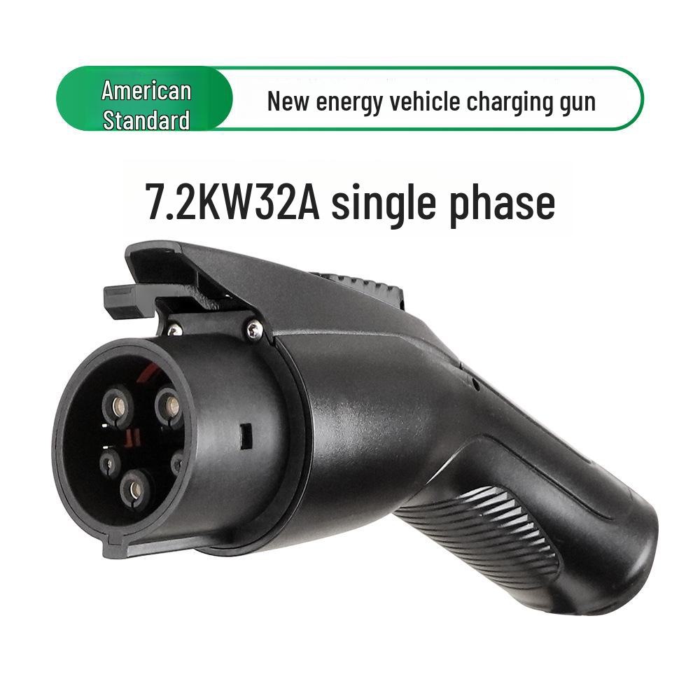 Universal Electric Vehicle Charging Gun: 16A/32A, Compatible with National, European, and American Standards