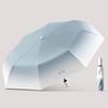Wide Application Compact Foldable Umbrella Lightweight And Portable Three Fold Folding Umbrella