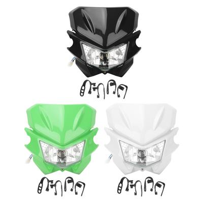 Motorcycle Front Headlight H4 Interface LED Waterproof DRL Headlight for KLX 110 125 150 230 250 300