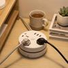 UK Plug Standard Universal Power Strip Round Design USB Charger Plug Home Use