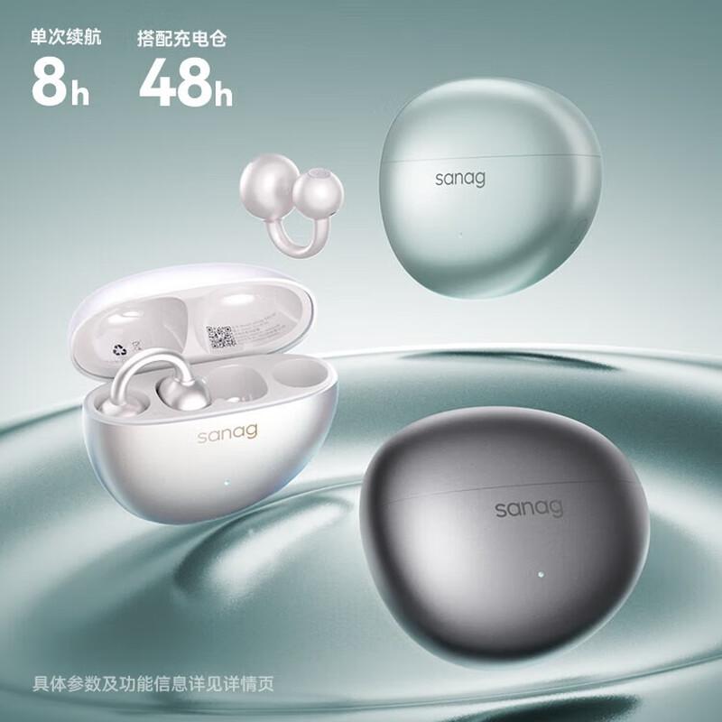 

Saina S7S AI Open-Ear Clip Wireless Earbuds