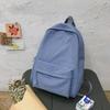 Schoolbag1010 new literary and artistic fan solid color student schoolbag small fresh men's and women's daily backpack