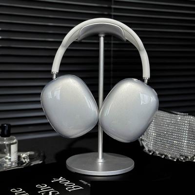 1Pair Headphone Case For Apple Airpods Max Protective Cover Glitter Sparkle Clear Tpu Soft Earphone Case For Apple Airpods Max 2