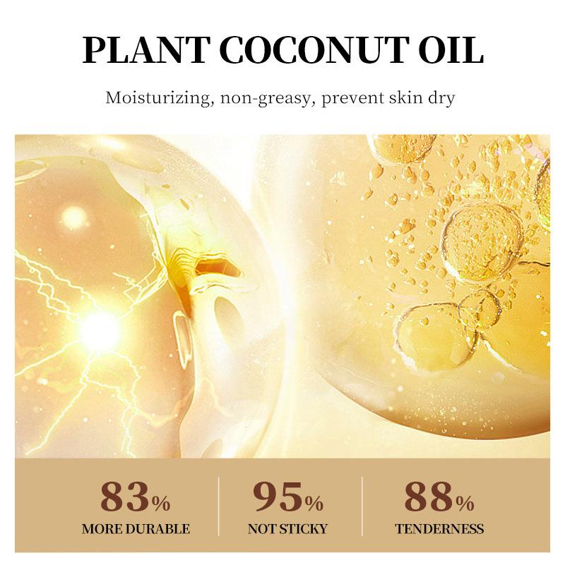 Aceite de Coco Loción Corporal Nutritiva Mejora la Opacidad Rugosidad Encantador Aroma Hidratante Blanqueadora Crema Corporal Cuidado de la Piel