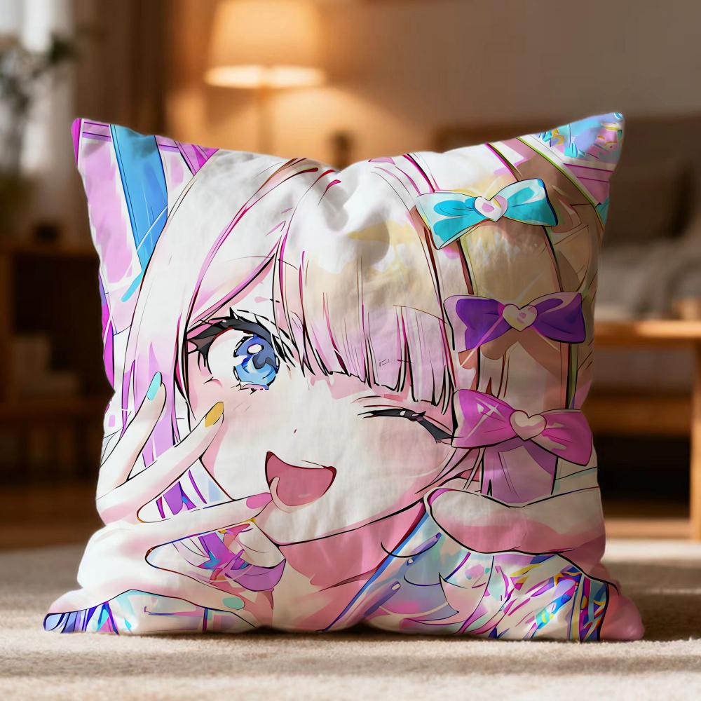 Hot N-NNEEDY GIRL OVERDOSE Cushion Cover Soft Washable Pillow Case Multi-Scene for Couch Bed Travel Office Use