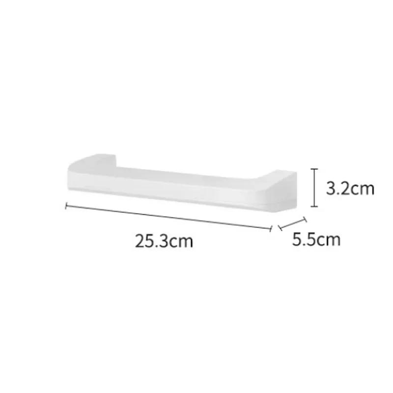 Wall-mounted Slipper Rack Non-porous Bathroom Shoe Organizer Durable Waterproof Strong Load-bearing Rack by Ecoco