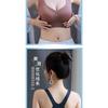 Women Seamless Cross Back Wireless Push Up Comfortable Bra For Large Chest