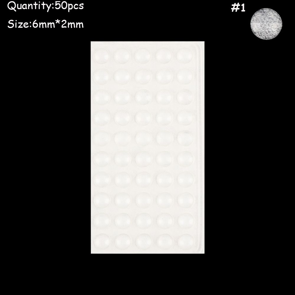 Transparent Collision Cushion Prevent Noisy Bumper Silicone Pads Self-adhesive Damper Furniture Door Stopper Home Improvement