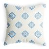 Blue and White Porcelain Style Pillow Cover Retro Home Bedside Wooden Sofa Pillow Cover Cotton Linen Polyester Living Room Chair Cover