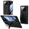 For Xiaomi Mix Fold 4 5G Case Kickstand Wristband PC Phone Cover with Tempered Glass Film