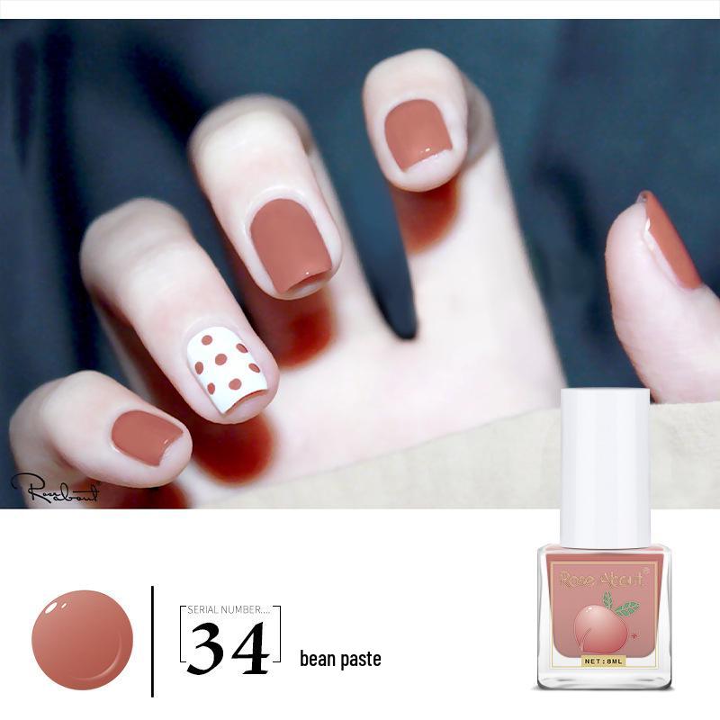 Eco-Friendly Peelable Water-Based Nude Nail Protector Polish