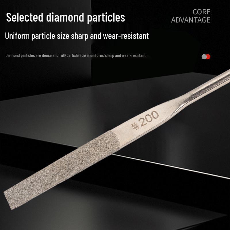 Lin Guang Diamantlegierung Feile PTF-10, 3x140mm Flachschrägfeile