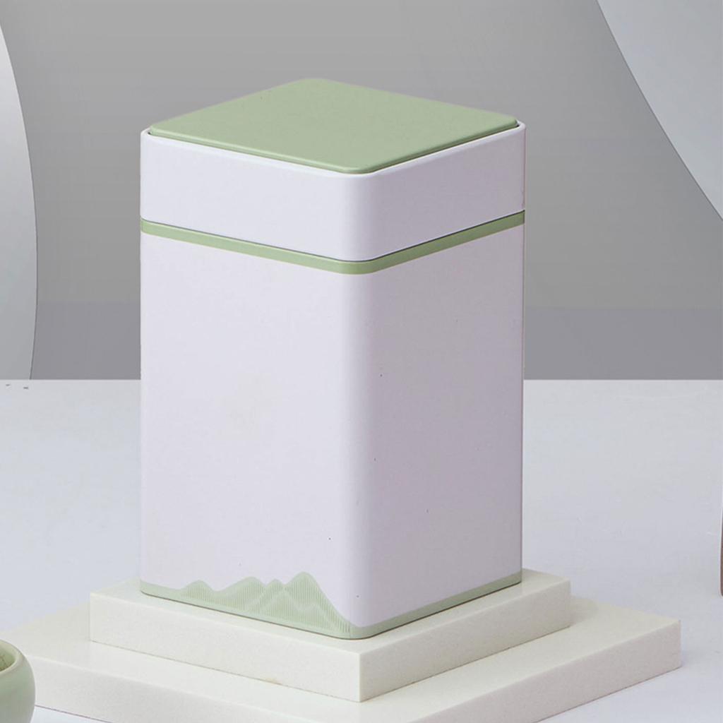 Square Metal Tins with Lids Empty Tins Box Containers Decorative Short/Tall Tins Gift Candy Loose Tea Storage Organizers