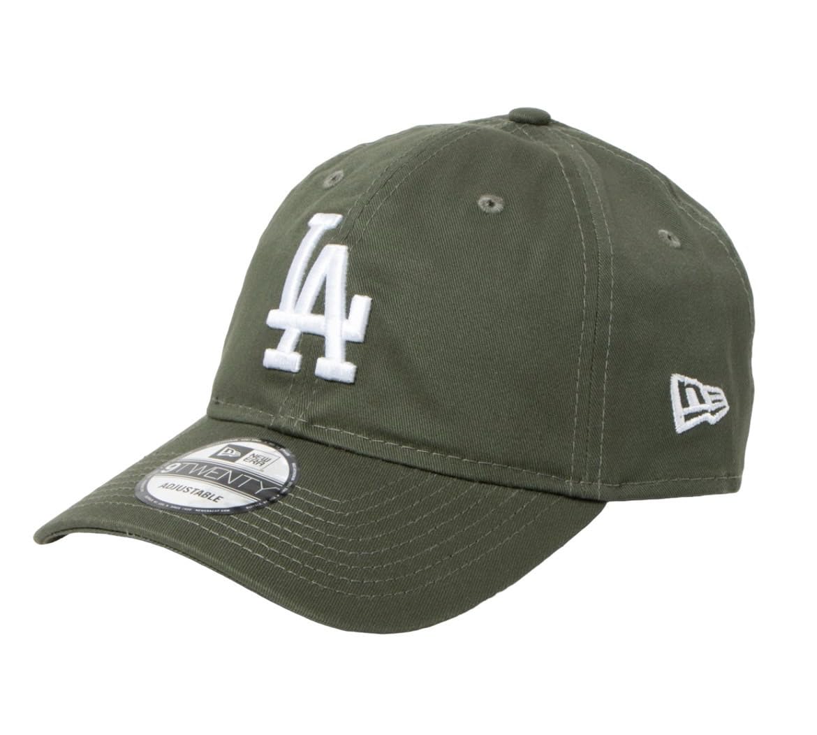 

New Era 9TWENTY Baseball Team LA Soft Cross Adjustable Hat Free LA Cap, 920, Yankees/Dodgers, Baseball, NYY, Strap, (JP, Alphabet, Size, Olive) [Used]