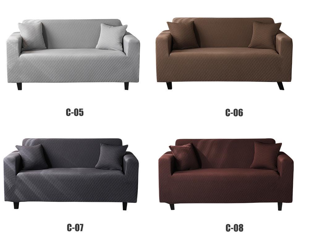 Univerzální přeshraniční žakárový látkový potah na pohovku a polštář