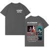 Rapper Alfredo Olivas Trendy Album Tour Tshrit Mens Women High Quality Gothic Music Casual Tshrits Loose Short Sleeve Streetwear