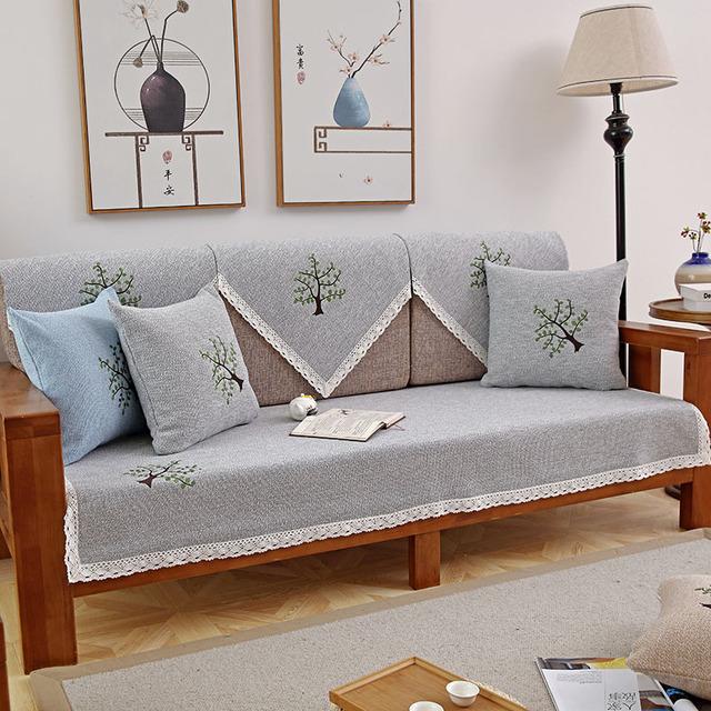 

Простой чехол для дивана, нескользящий, съемный, для гостиной, спальни, хлопковый и льняной чехол для дивана с принтом для сиденья 70x70cm 1pcs