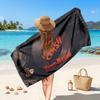 The Cure Customized Name Text Beach Towel, Soft Absorbent Towel Beach Pool Travel Personal Gift