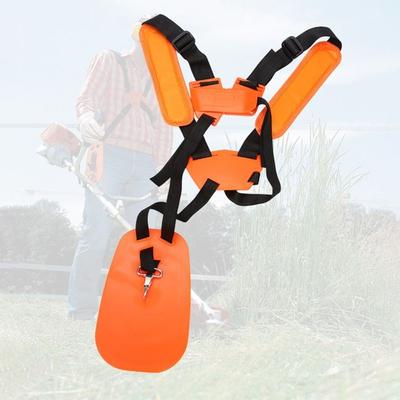 Double Shoulder Strimmer Padded Belt Shoulder Strap Nylon Belt Safety Enhanced Brush Cutter Strap Adjustable Length Simple