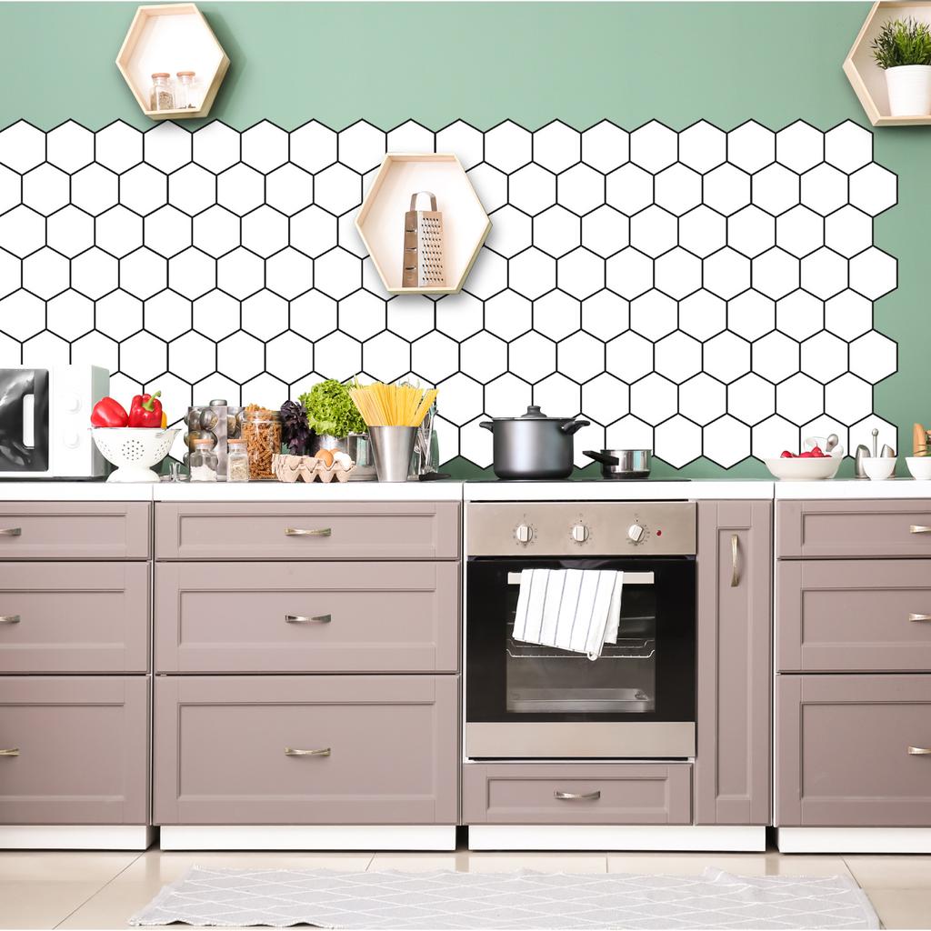 5/10Pcs Peel And Stick Tile Backsplash Thicker Design Marble Tiles 12"X12" Stick On Backsplash Self Adhesive Tiles For Anyroom Quality