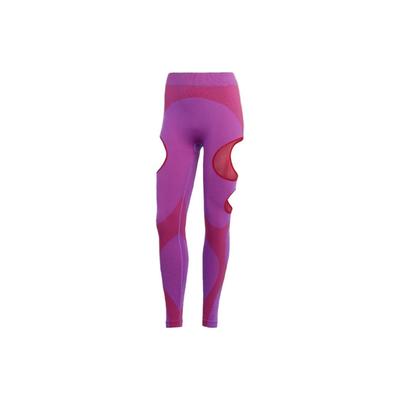 adidas X Rui Zhou Collaboration FW23 Hollow Design Tight Sports Pants Women Pants Bright-Purple IB1266