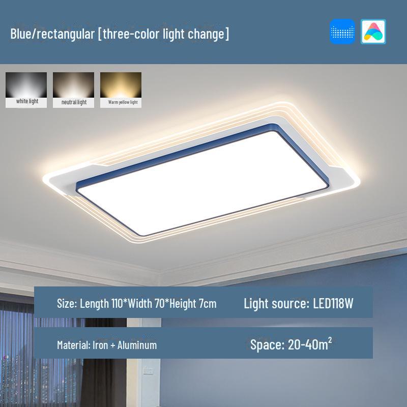 2023 Modern Full-Spectrum Eye Protection Ceiling Lamp for Living Room, Bedroom, Study, and Restaurant