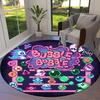 Bubble Bobble Round Area Rug,Carpet Rug for Living Room Bedroom Sofa Playroom Decor,Non-slip Floor Mat41