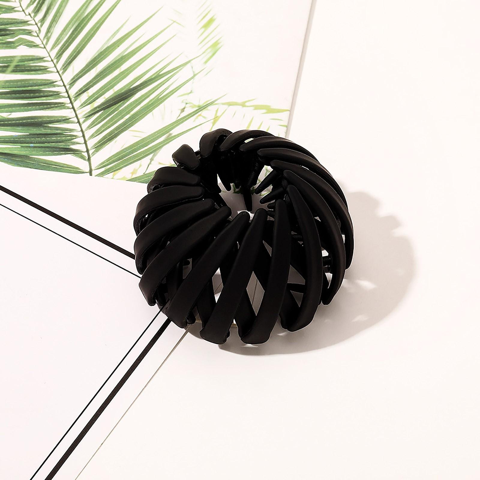 

Nikitas глазурь с янтарным блеском, бигуди для головы, птичья заколка для волос, пряжка из хвоща, заколка для волос One Size чёрный