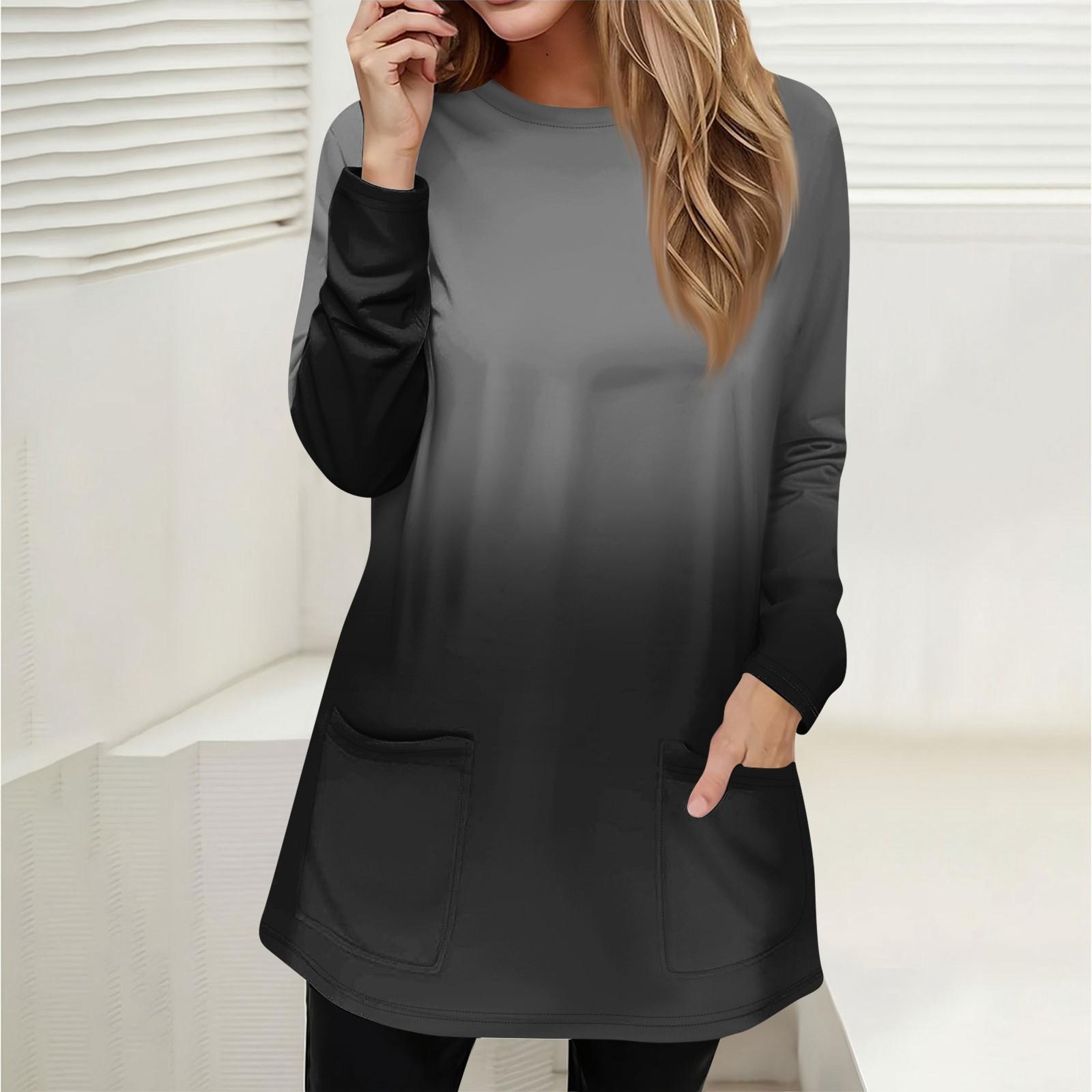 

Женская толстовка, пуловер, спортивная одежда, карман, принт, повседневный топ с круглым вырезом и длинными рукавами XL