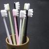 5/10PCS Ultra Fine Soft Bristled Toothbrush Million Nanometer Bristles Gentle Adults Deep Cleaning Portable Travel Cleaning Tool