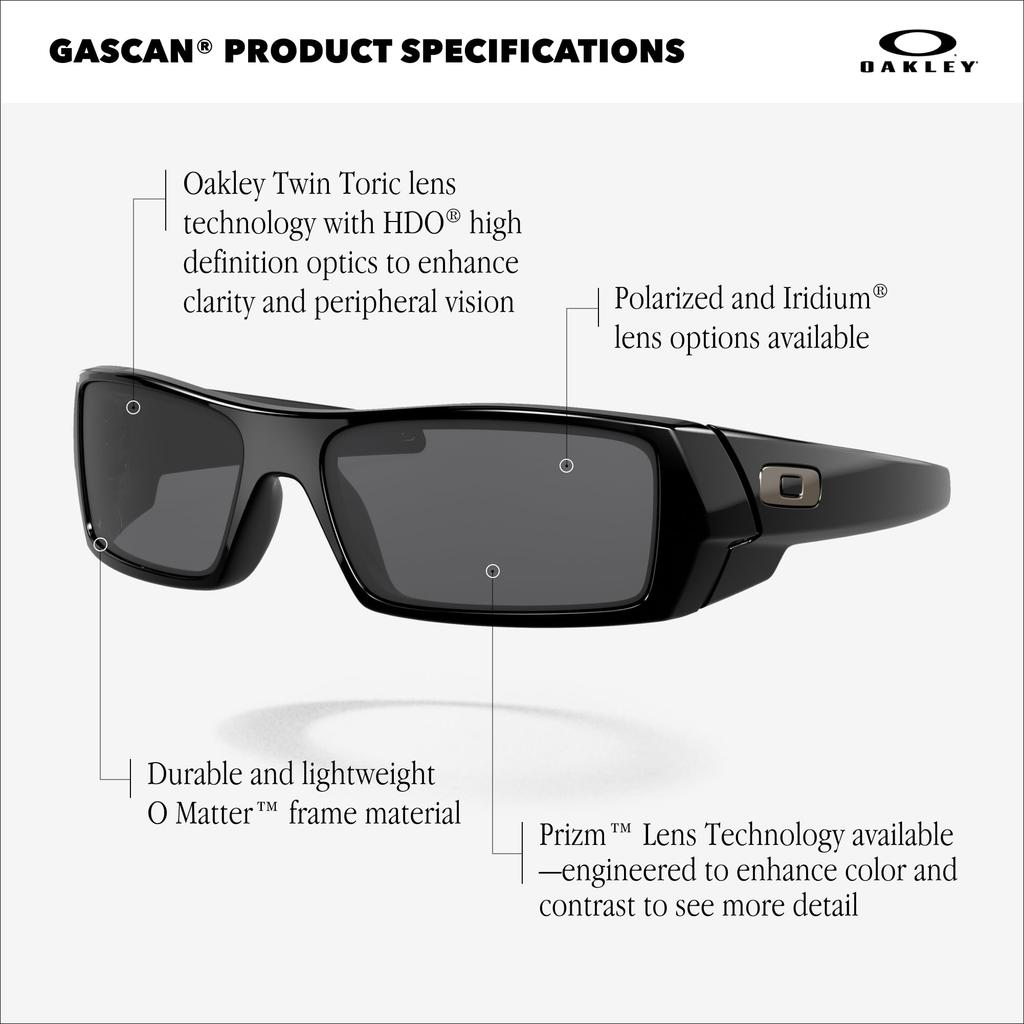 Oakley Sunglasses 0OO9014 GASCAN MATTE Size 60 BLACK, Japan, (Free Size)