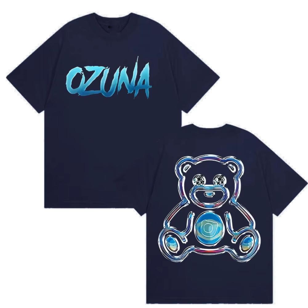Rapper Ozuna Album 2025 Merch T Shirts Men's Women Fashion Retro O-Neck High Quality T-Shirt Casual Male Cotton Oversized Tshirt