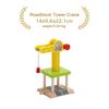 Wooden Track Accessories All Kinds Construction Tower Crane Toys Magnetic Building Compatible with All Brands Wooden Track Toys