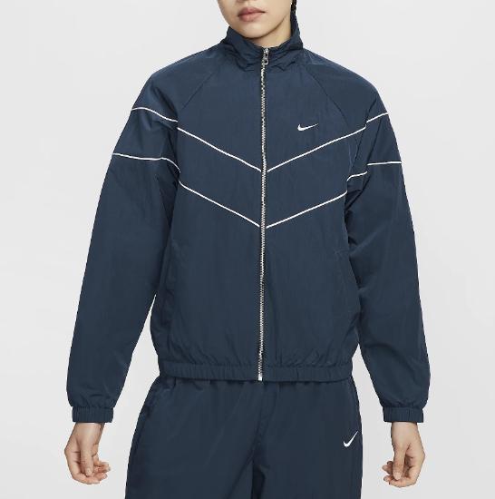Nike Windrunner Jackets Coats Women's Armory Marine Blue FV6305-480