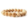 [GOLD STONE] Koyasan Family Crest Bracelet, Koyasan Chumon Hinoki, with Hinoki Wood Box, World Heritage Site Kongobuji, Natural Stone,