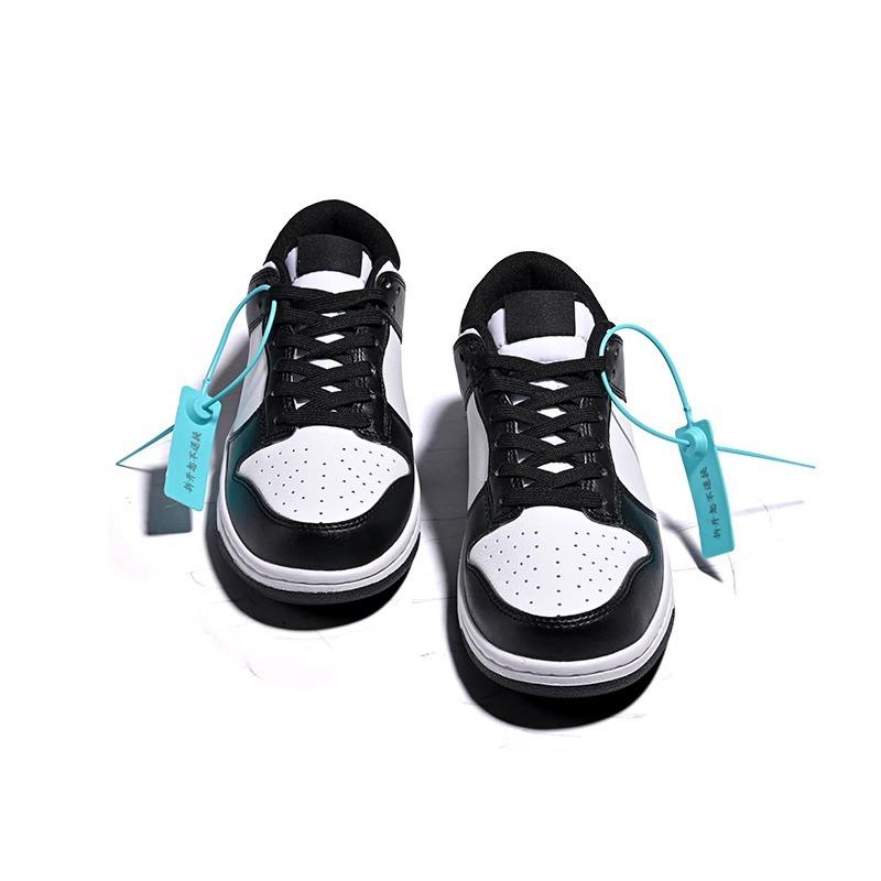 DUNK Black and White Panda Thick Baseplate Shoes Putian 22 Autumn New Aj Sports and Leisure Shoes Tide