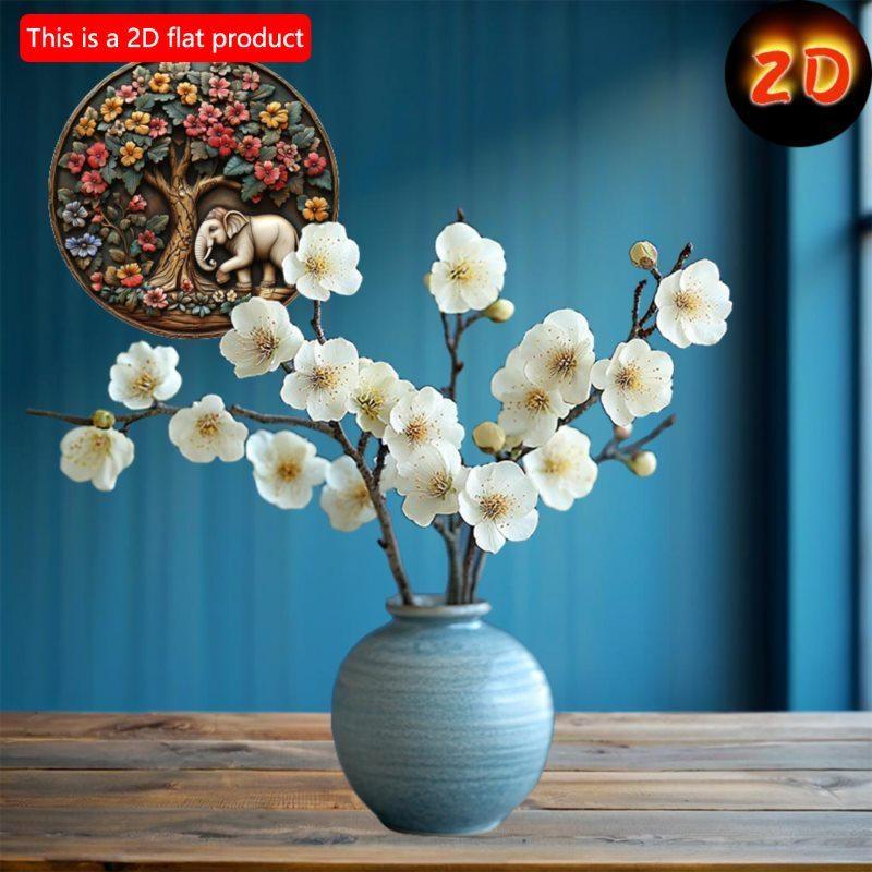 2d Dlat 20*20cm, Charming Wooden Wall Art, Vintage Style, Wooden Decor for Home, Kitchen, Garden, Bedroom, Bar, Bathroom, Parties.