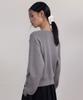 38Comeoncommon Crew Neck Cardigan (Melange Gray)